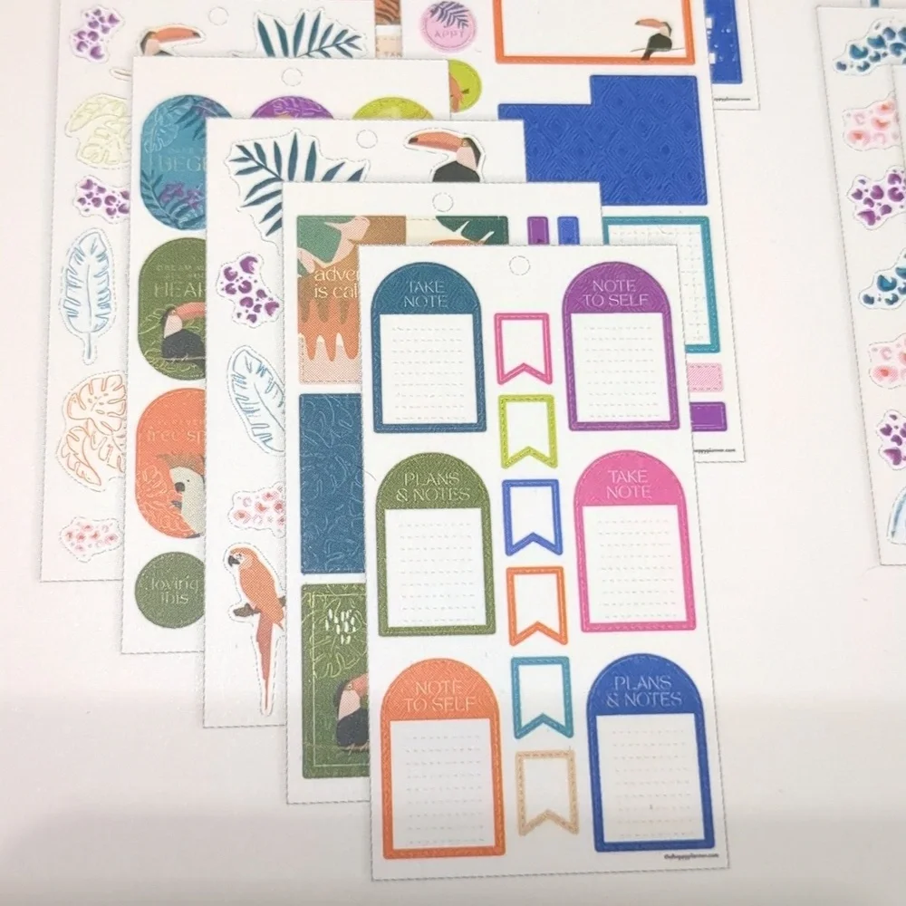 Happy Planner Tropical Boho Stickers